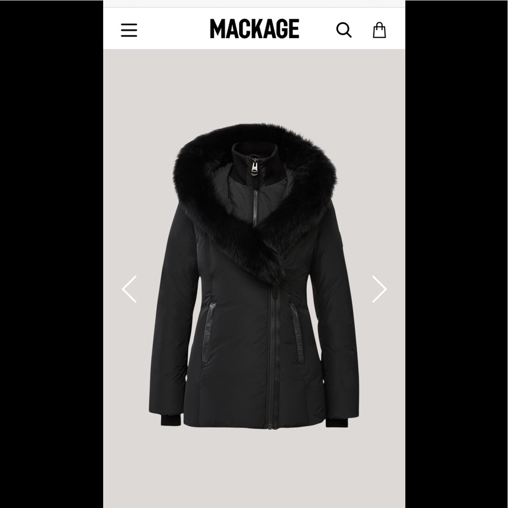 BRAND NEW XXS WOMANS MACKAGE DOWN JACKET - NEVER WORN BOUGHT WRONG COLOR
